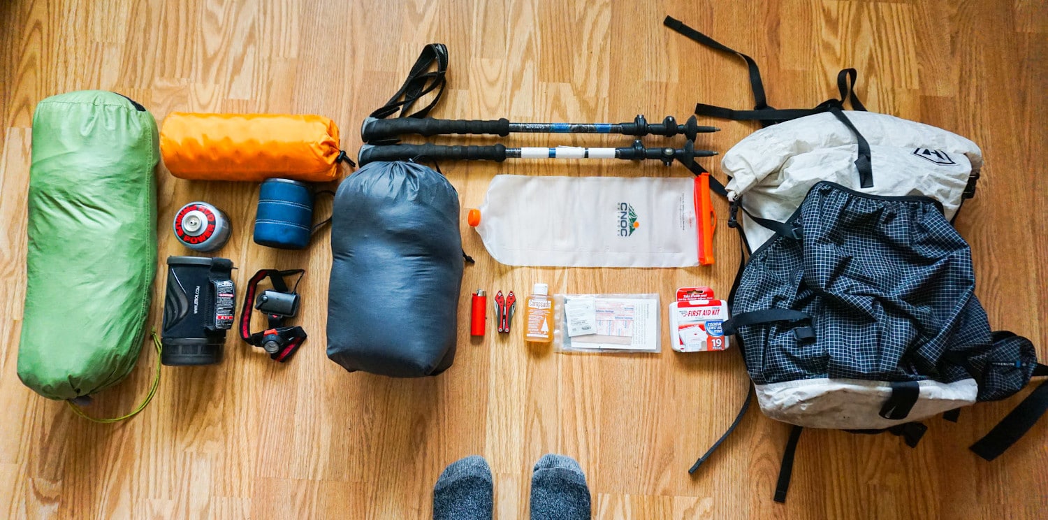 Midweight Backpacking Gear List (15 lb Base Weight)
