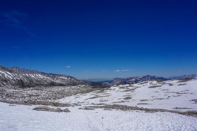 Looking South of Donohue Pass