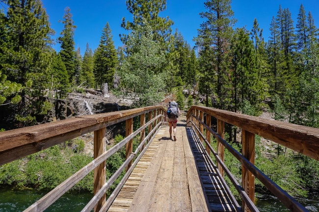 Bridge Walk in Devil's Postpile