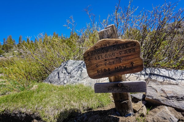 PCT Trail Sign