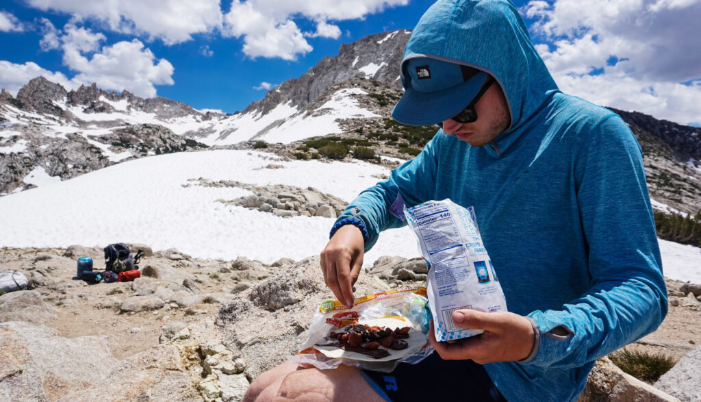 backpacking lunch