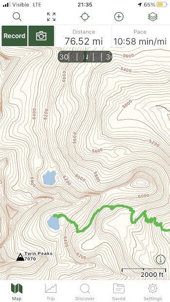 Gaia GPS Screenshot